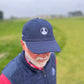 Linksman Cotton Twill Cap: Linksman Blue