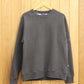 Prestwick Pure Organic Cotton Fleece Sweater: Dark Grey