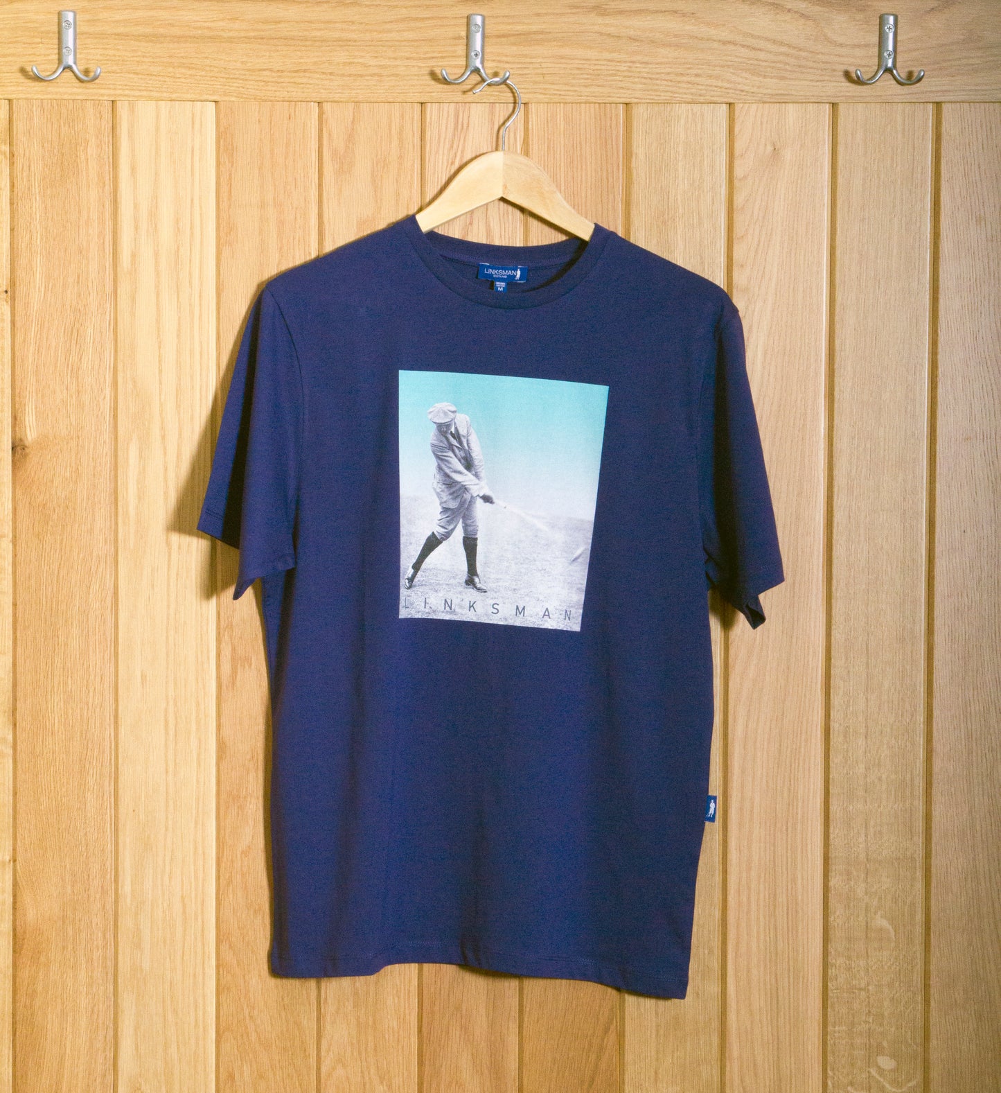 Vardon Swing Pure Organic Cotton Tee: Navy