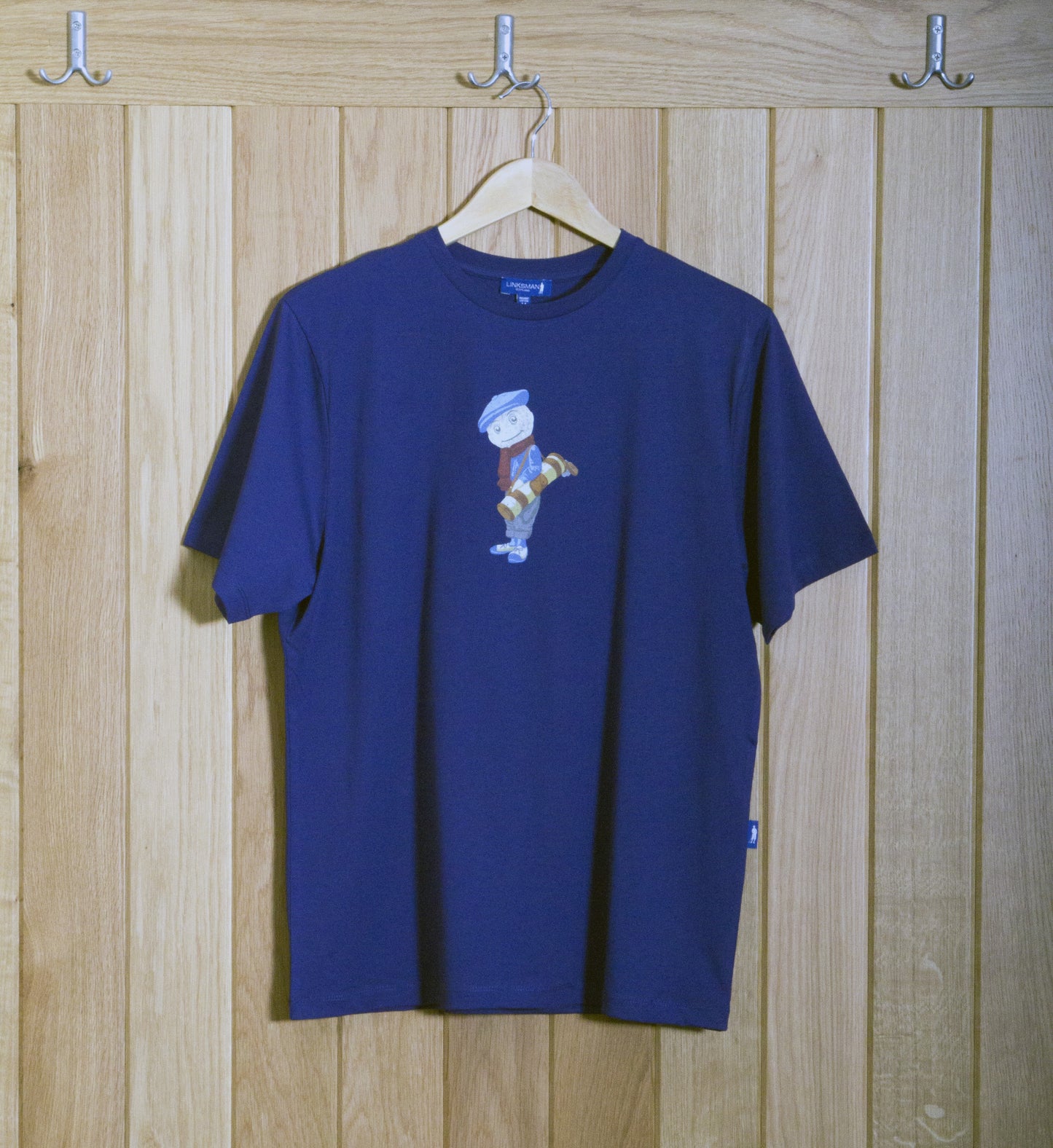 We Play Linksman Pure Organic Cotton Tee: Navy