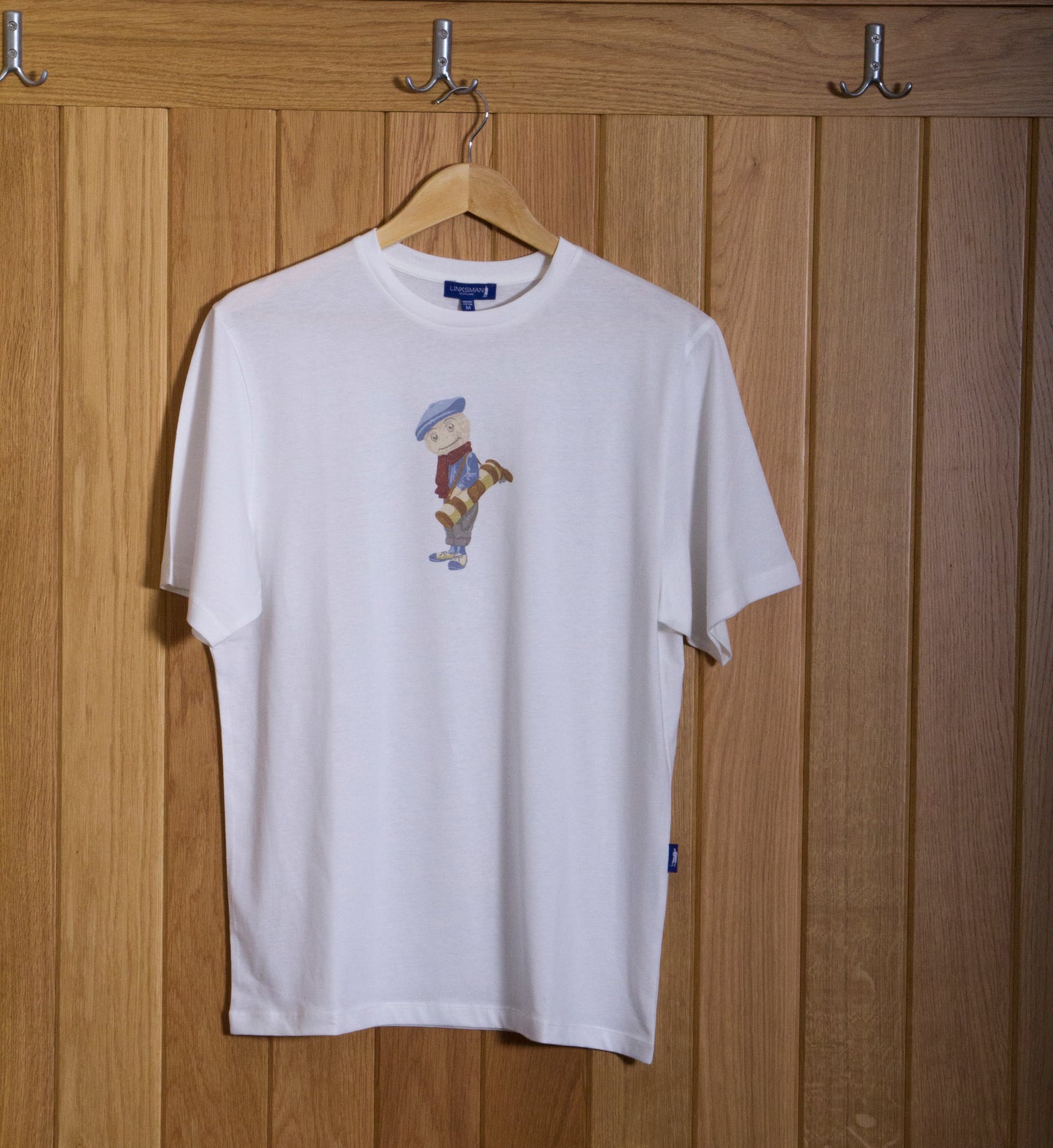 We Play Linksman Pure Organic Cotton Tee: White