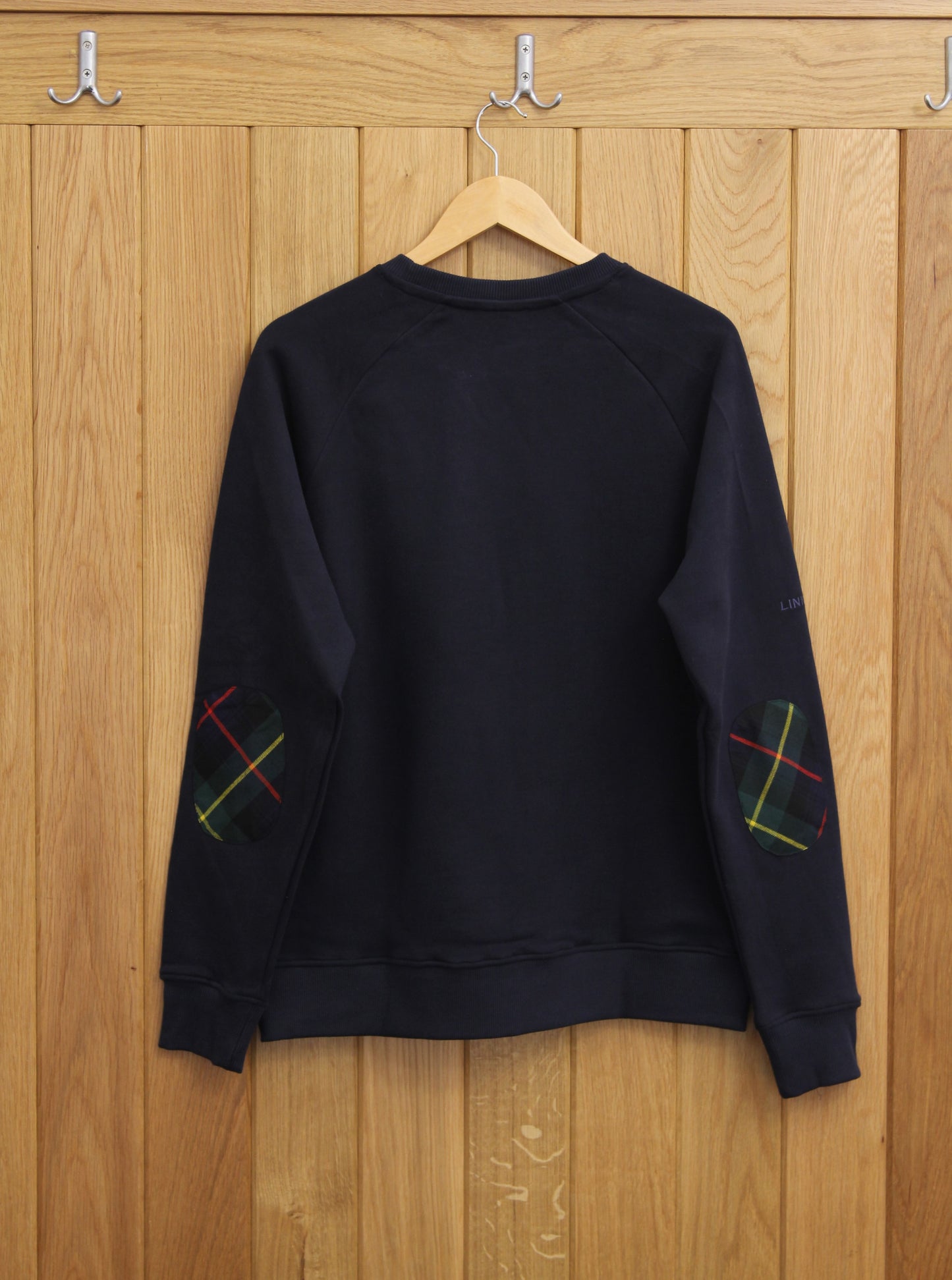 Prestwick Pure Organic Cotton Fleece Sweater: Navy