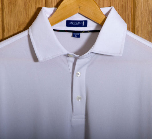 Gailes Performance Polo Shirt: White