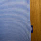 Panmure Pima Cotton Narrow Stripe Polo Shirt: Blue & White