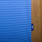 Gullane Pima Cotton Pencil Stripe Polo Shirt: Blue & White