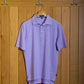 Panmure Pima Cotton Narrow Stripe Polo Shirt: Mauve & White
