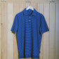 Gullane Pima Cotton Pencil Stripe Polo Shirt: Navy & Pink