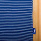 Gullane Pima Cotton Pencil Stripe Polo Shirt: Navy & White