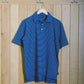 Gullane Pima Cotton Pencil Stripe Polo Shirt: Navy & White
